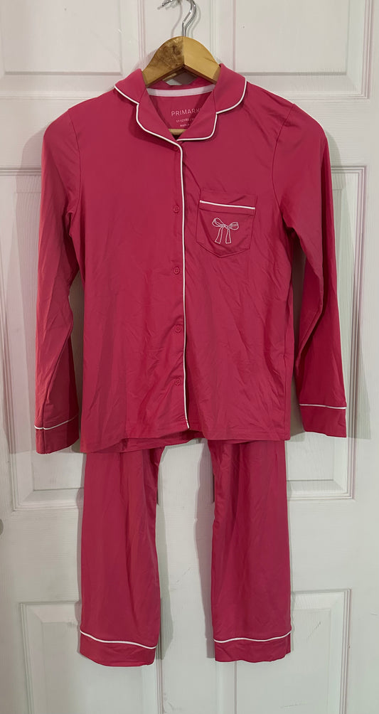Pijama Rosada con Lazo