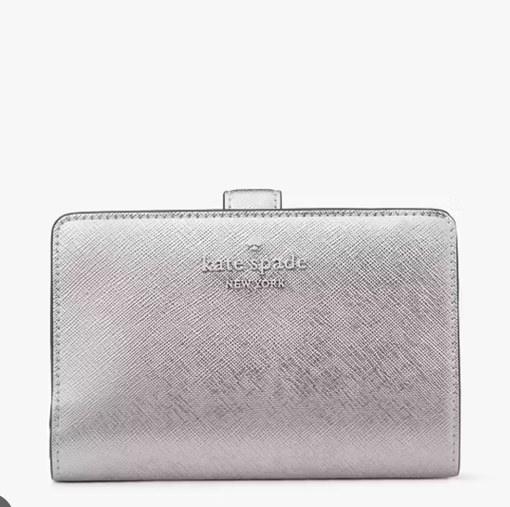 Monedero Kate Spade Silver