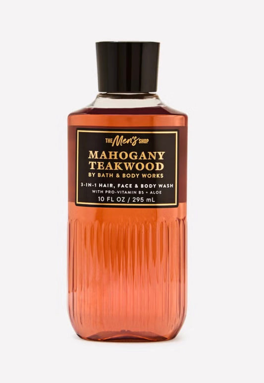 3 in 1 Mahogany Teakwood Body Wash