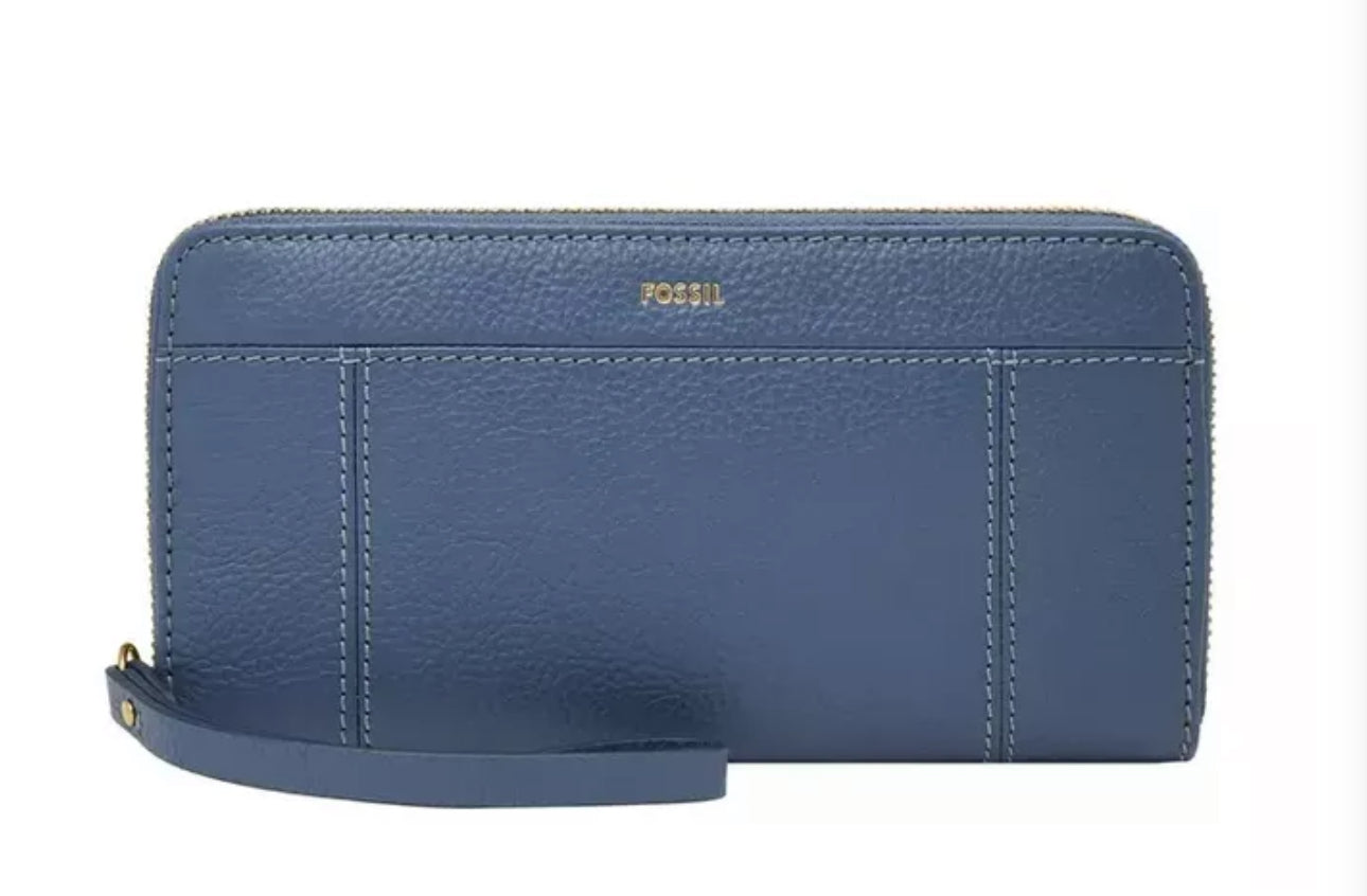 Monedero Fossil Azul