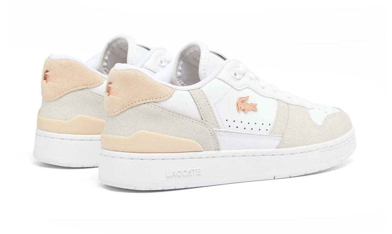 Lacoste T-Clip Set Trainers White/Light Pink