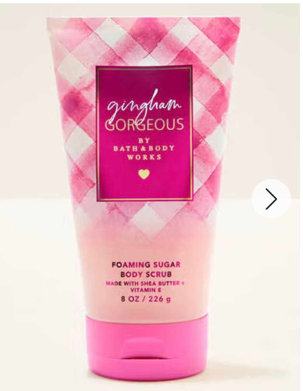 Gingham Gorgeous
Foaming Sugar Scrub