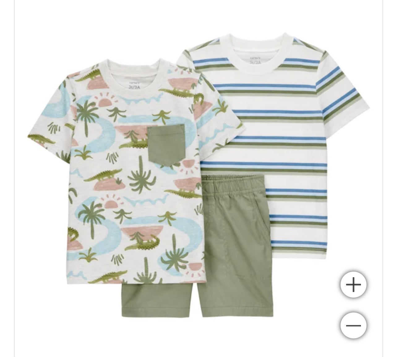 Set de Short y Camiseta 3 pcs