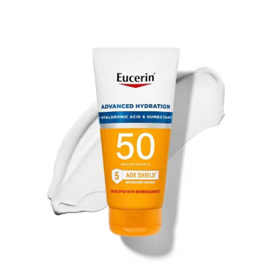Eucerin Advanced Hydration Sunscreen Lotion - SPF 50