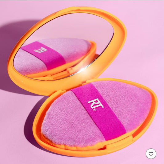 Real Techniques Miracle 2-In-1 Makeup Powder Puff + Travel Case
