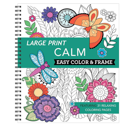 Libro de Colorear Large Print Calm