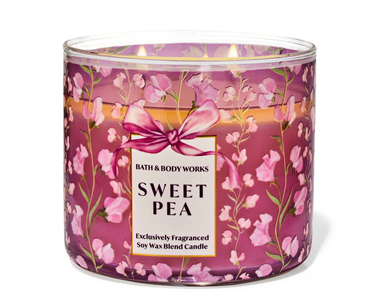 Vela de 3 Mechas Sweet Pea