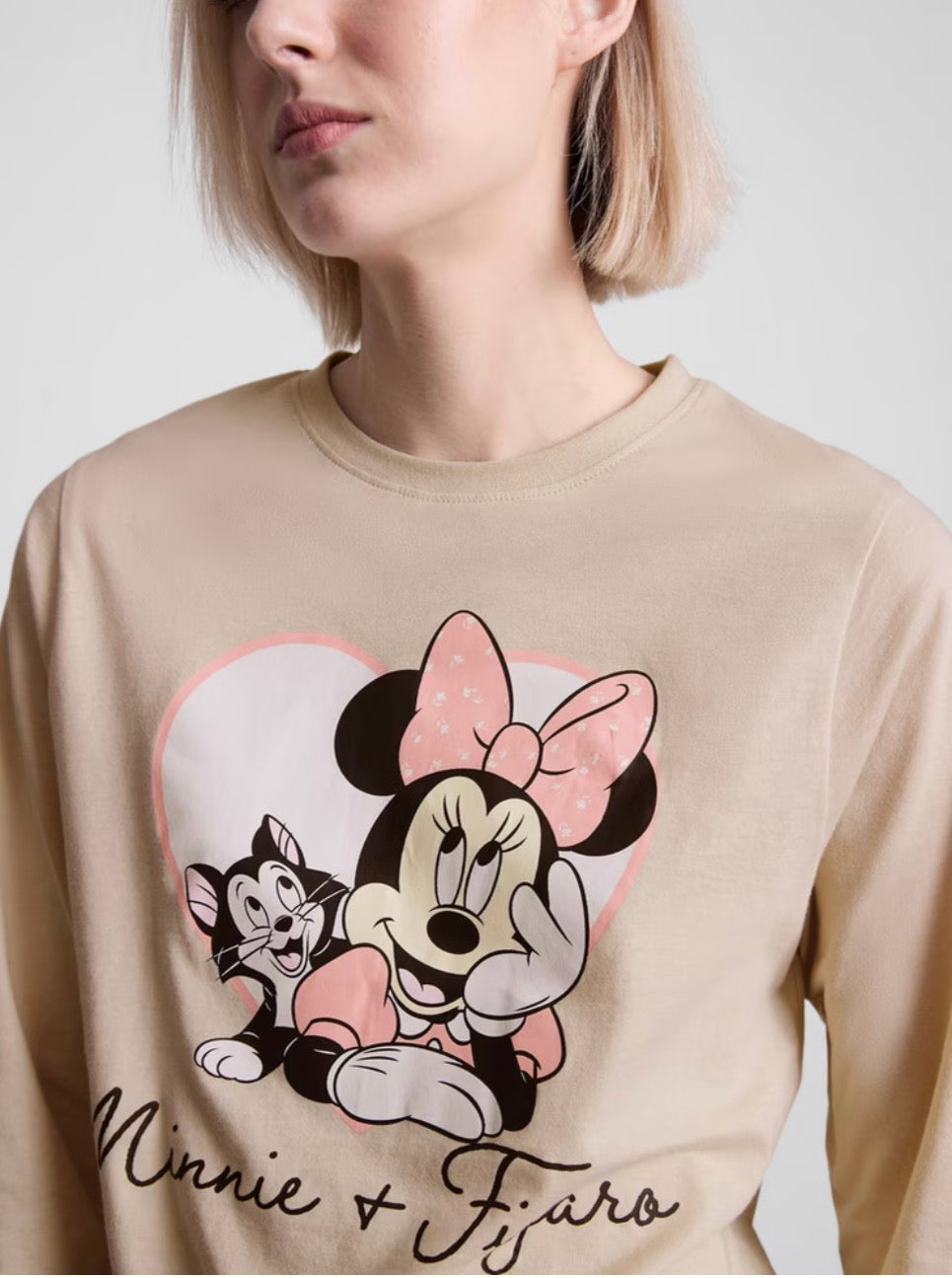 Pijama Minnie Mouse Beige