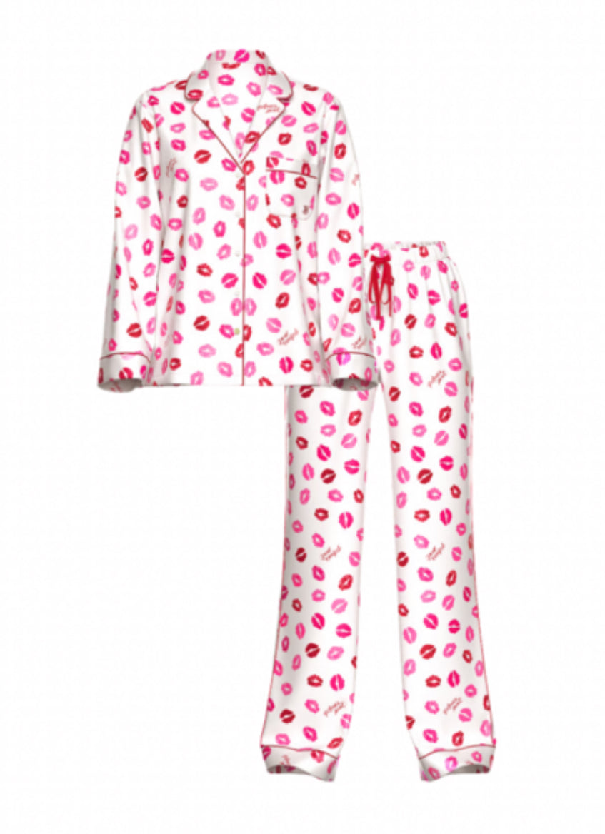 Pijama Satin Victoria Secret Besos