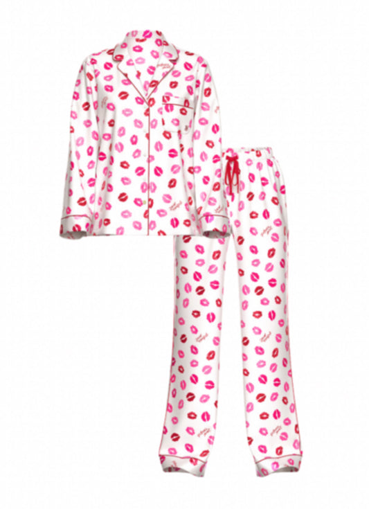 Pijama Satin Victoria Secret Besos
