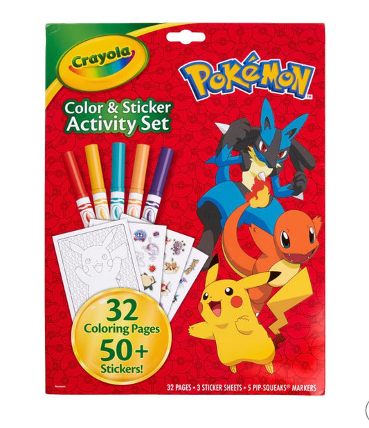 Crayola set de actividades Pokemon