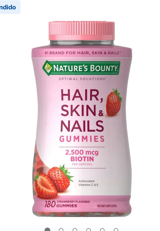 Vitamina Pelo,Piel y uñas 180 gomitas