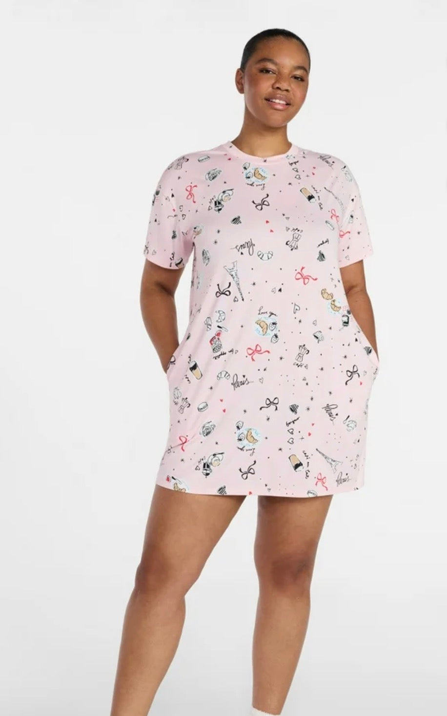 Camisón Fondo Rosado