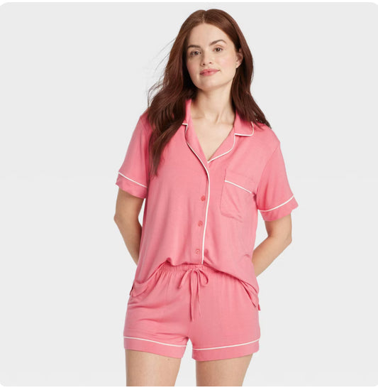 Pijama Color Fresa de Short