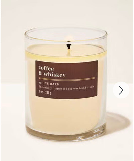 Vela de 1 Mecha Coffee & Whiskey