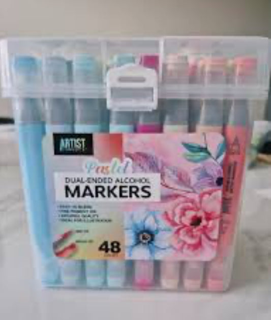 Marcadores Pastel 48 pcs