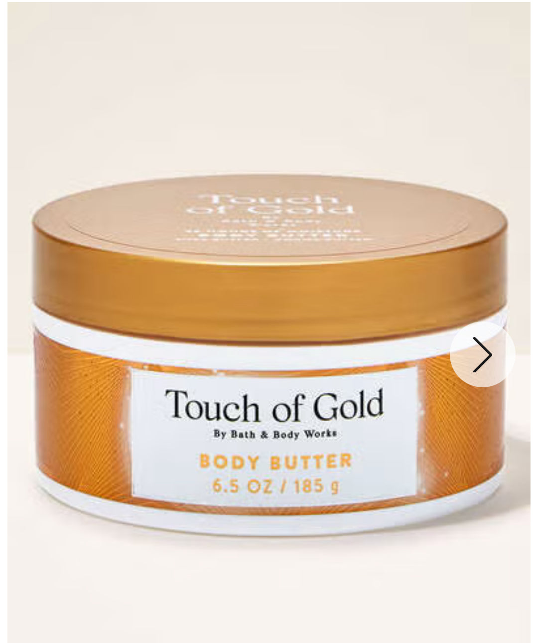 Body Cream Butter Touch of Gold