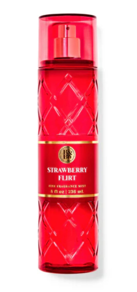 Splash Strawberry Flirt Bath and Body Works