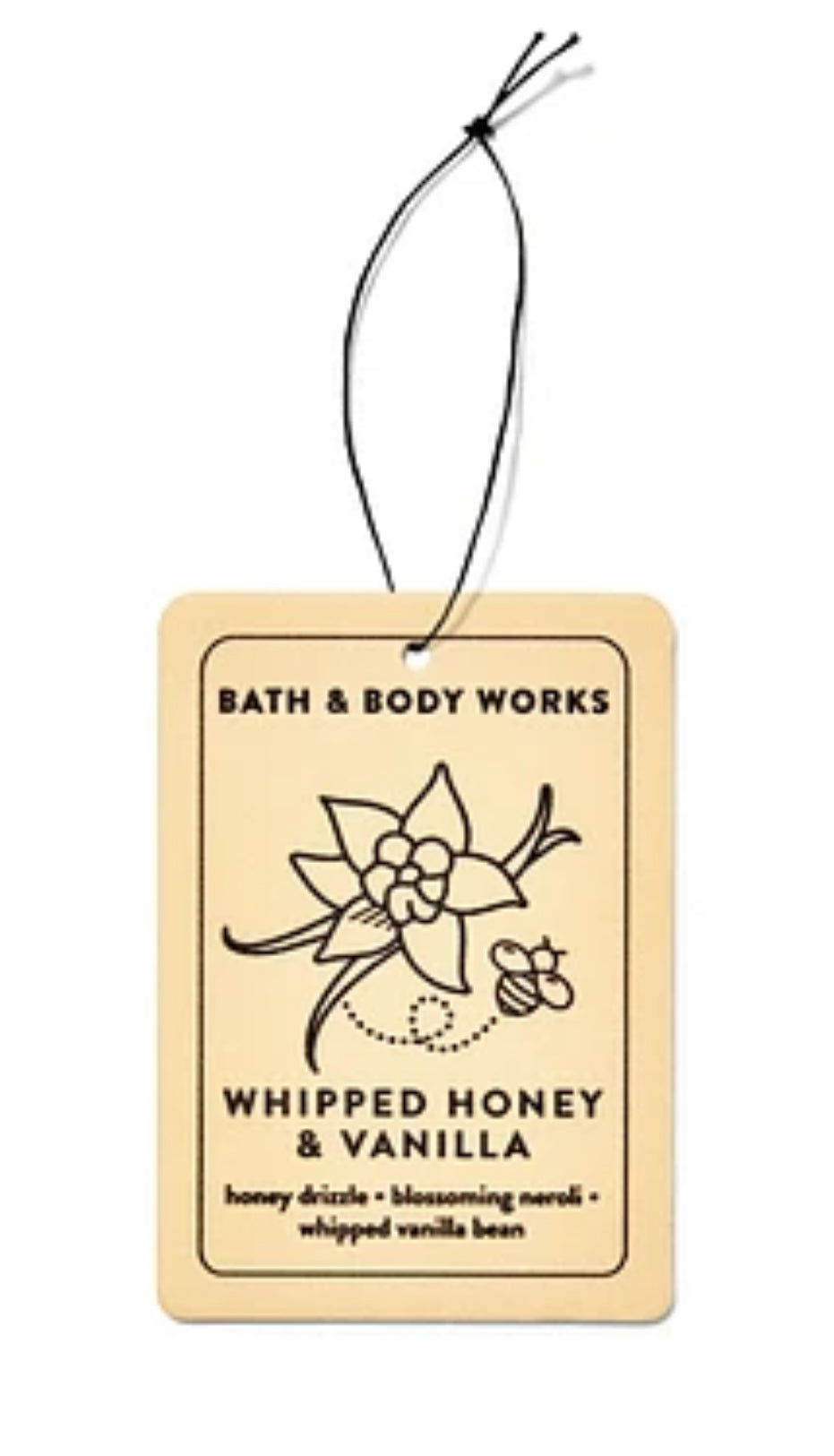 Hanging Fragrance Diffuser Bath and Body Works Whipped Honey & Vanilla