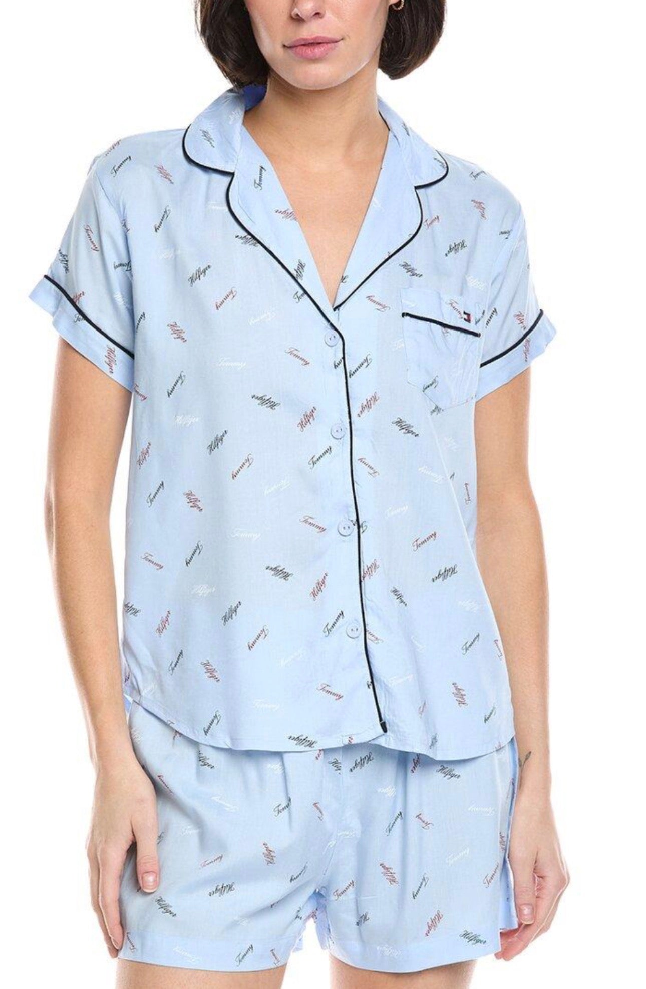 Pijama Celeste Tommy Hilfiger