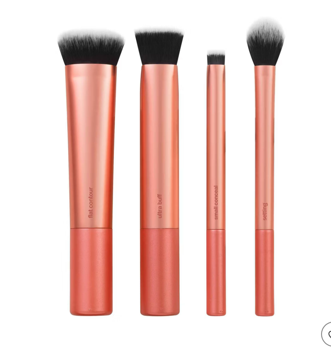 Real Techniques Face Base Makeup Brush Kit - 4pc