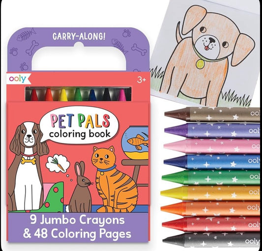 Pet Pals 🐕🐶🐈 Coloring Book Kit