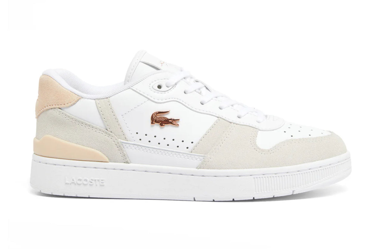Lacoste T-Clip Set Trainers White/Light Pink
