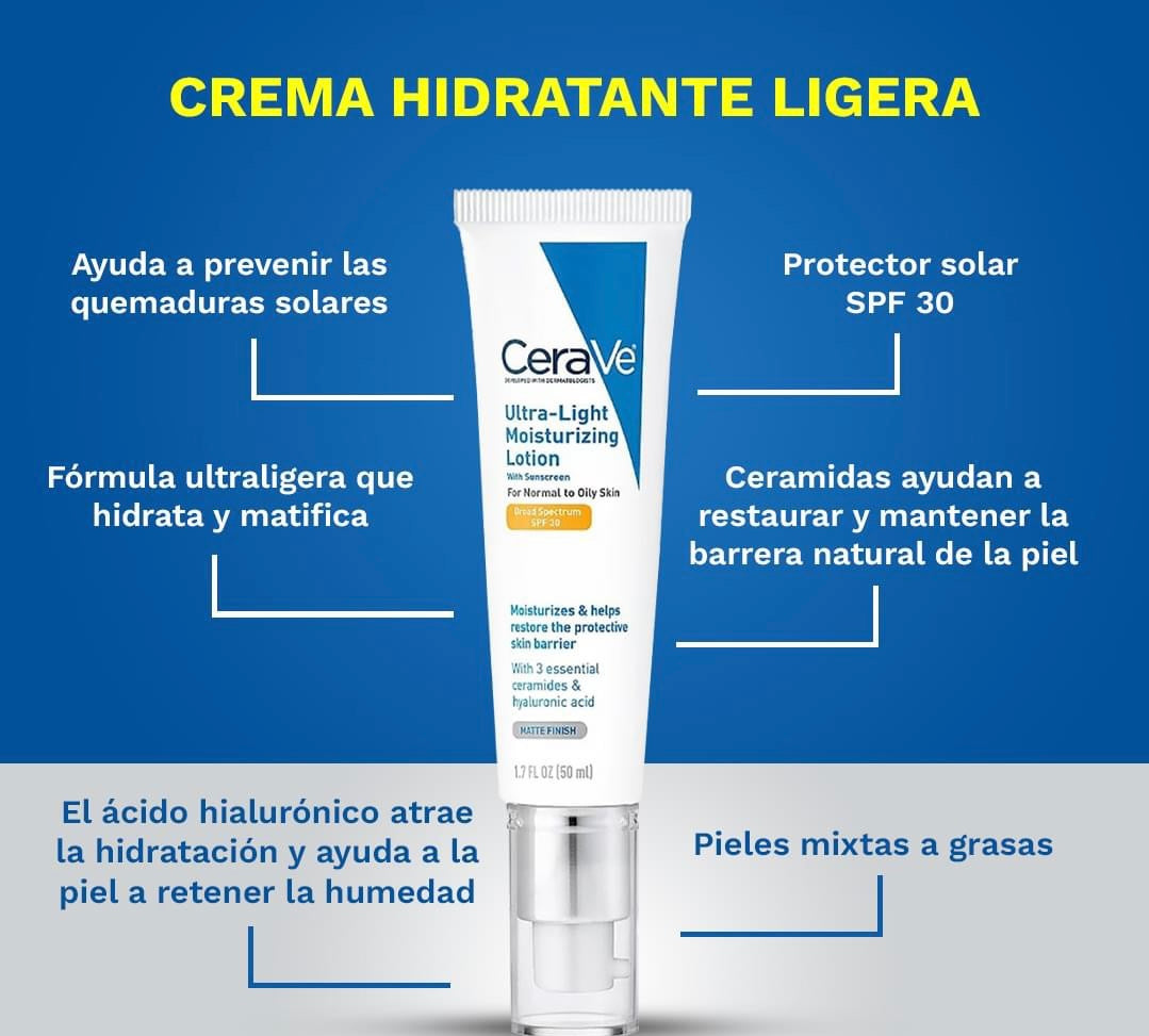 ✨Cerave Ultra-Light Moisturizing Lotion✨