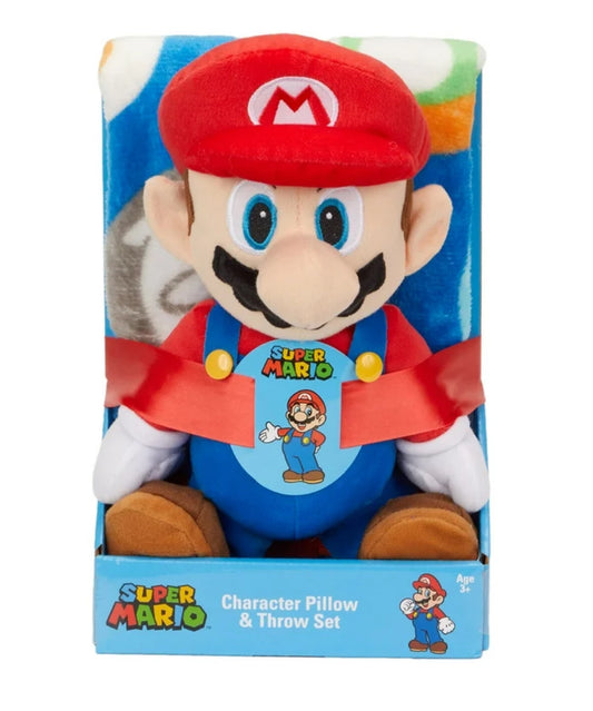 Colcha y Peluche Súper Mario