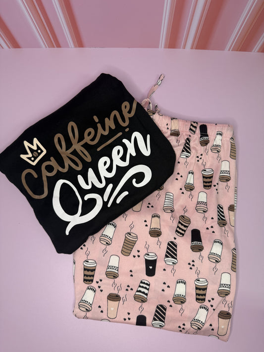 Caffeine Queen☕️🤎 Pijama
