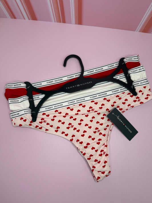 3-Pack Panties Hilos Tommy Hilfiger 🍒🤍
