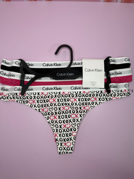 3-Pack Panties Hilos Calvin Klein 🍒🎀