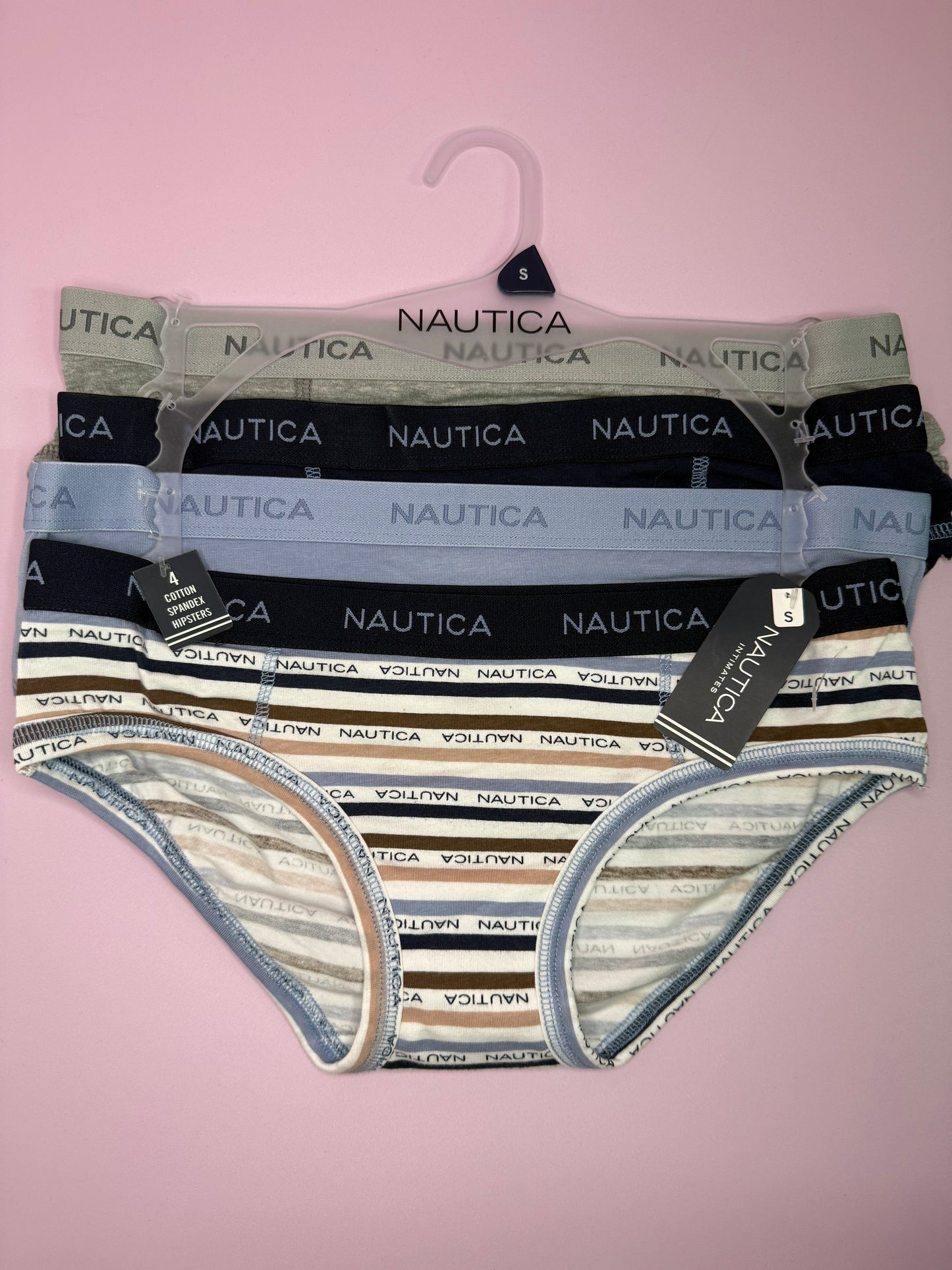4-Pack Panties Hipsters Nautica⚓️