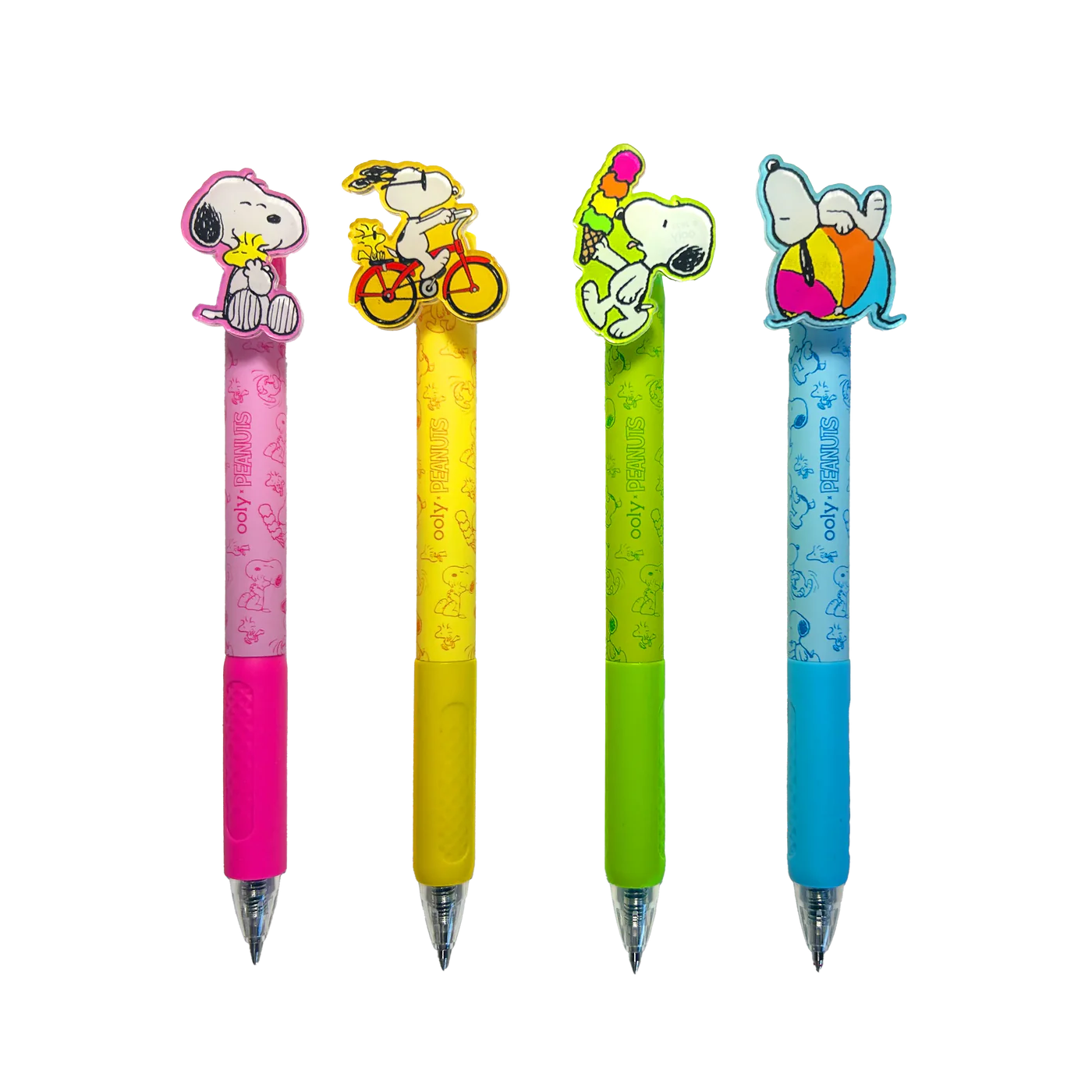 Snoopy 4pk Lápices Tinta Negra