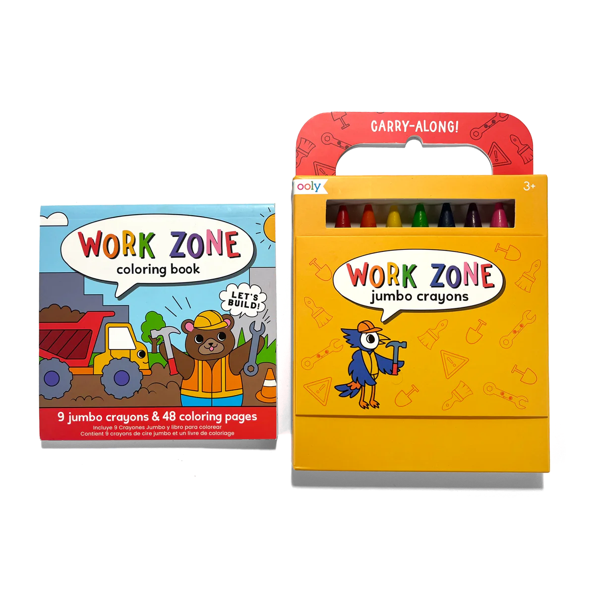 Work Zone🖤🚜👷‍♀️Coloring Book