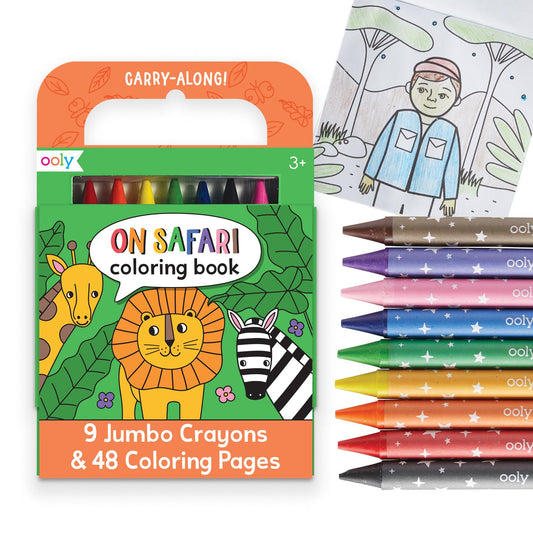 On Safari🦁🦓 Coloring Book Kit