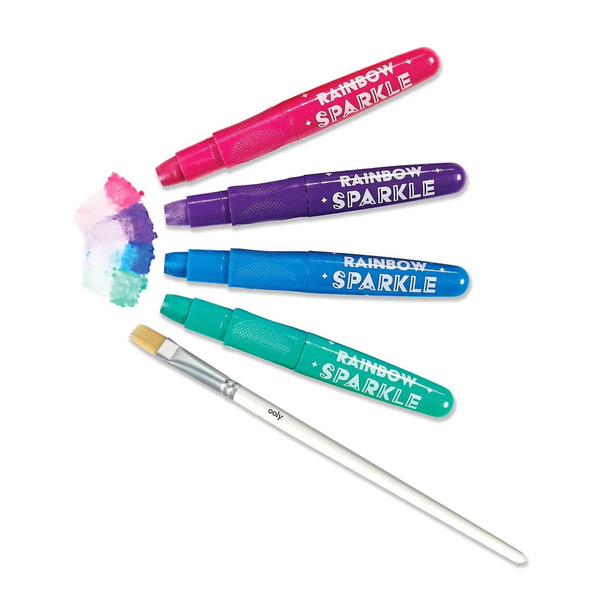 🌈 Rainbow Sparkle Watercolor gel Crayons 🖍️