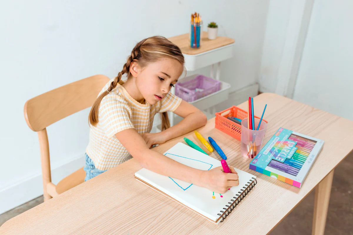 🌈 Rainbow Sparkle Watercolor gel Crayons 🖍️