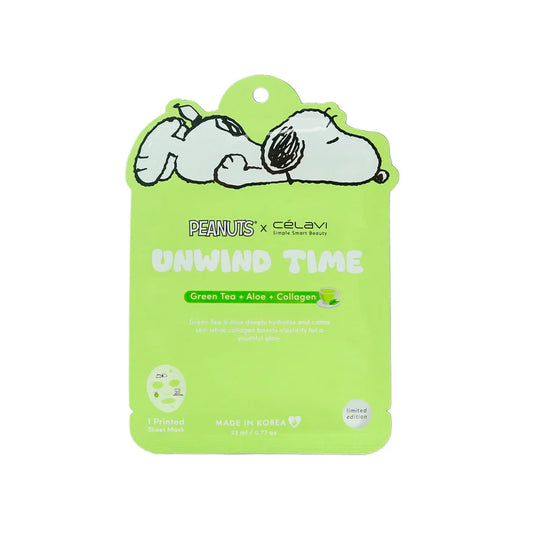 Célavi Mascarilla Facial Snoopy Unwind Time