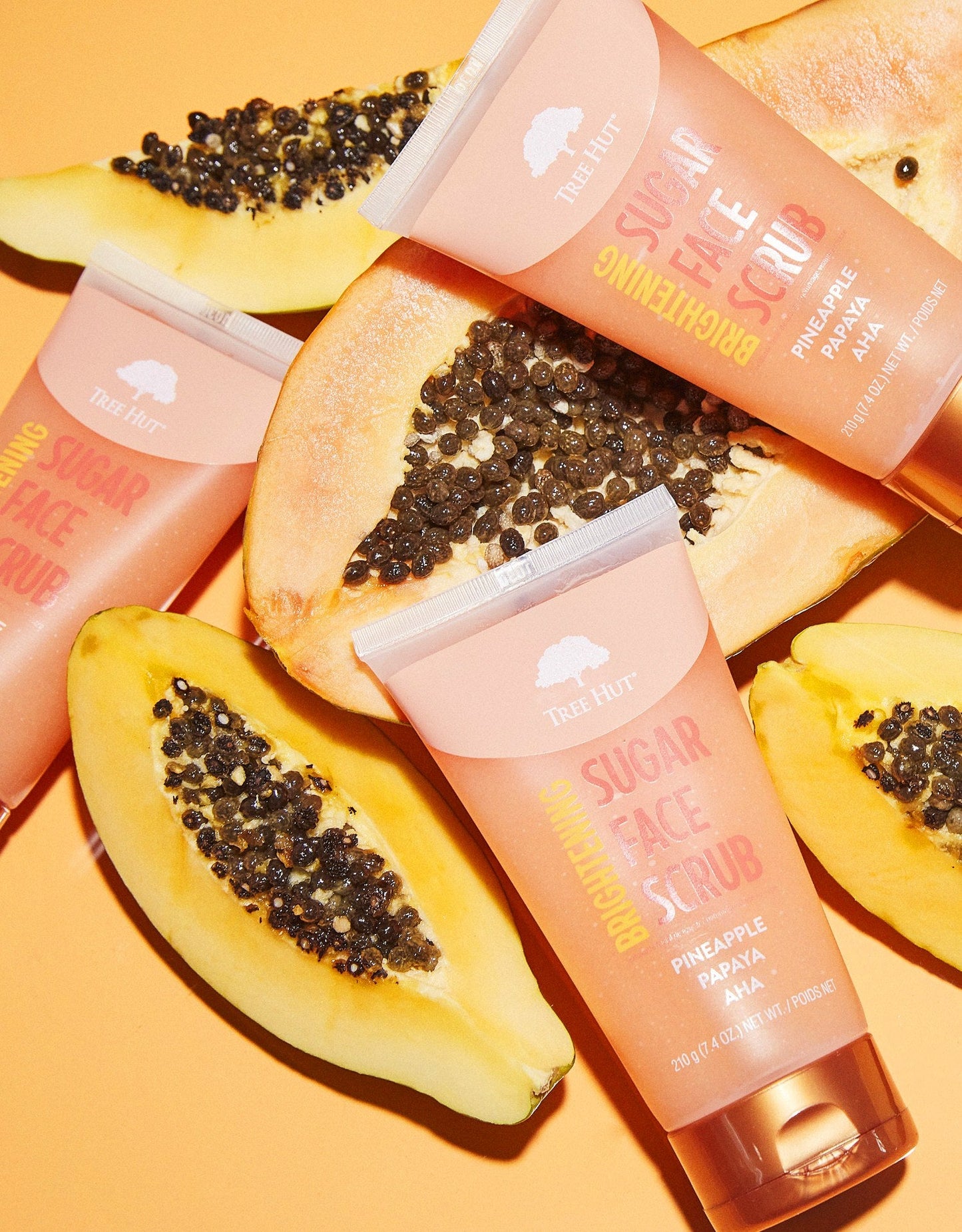 Tree hut exfoliante de Cara pineapple papaya