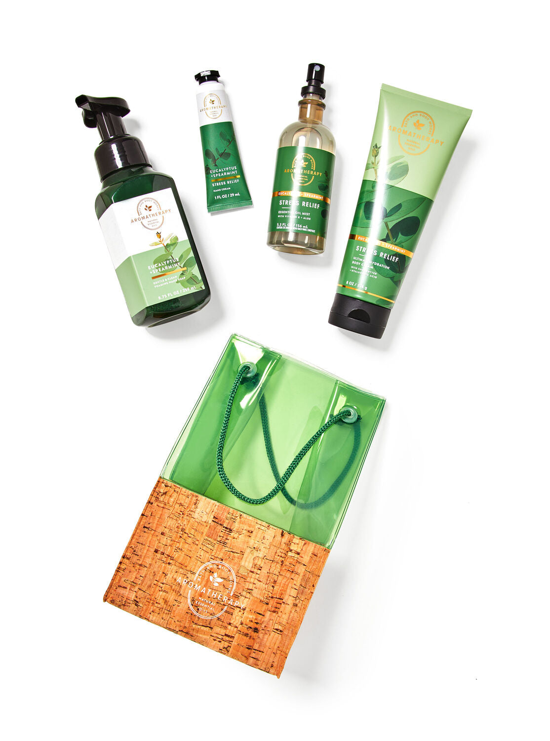 Set bath and body aromatherapy eucalyptus