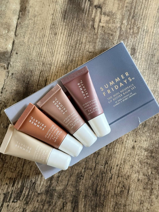 Summer Fridays 🤩The Mini Neutrals Lip Butter Balm Set