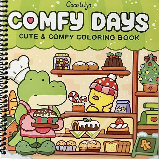 Comfy Days Cute & Comfy Coloring Book