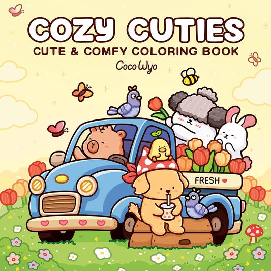 Cozy Cuties Cute & Comfy Coloring Book