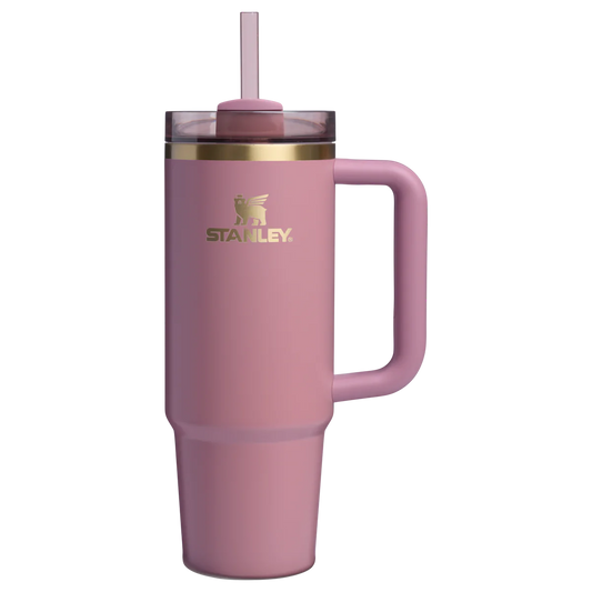 Stanley Tumbler with Handle 30oz Antique Pink