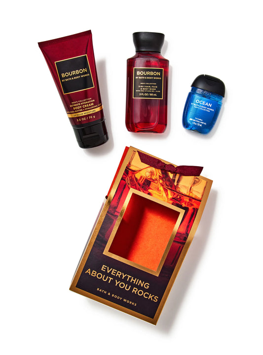 🍊Mini Set Bourbon Bath & Body Works🍊