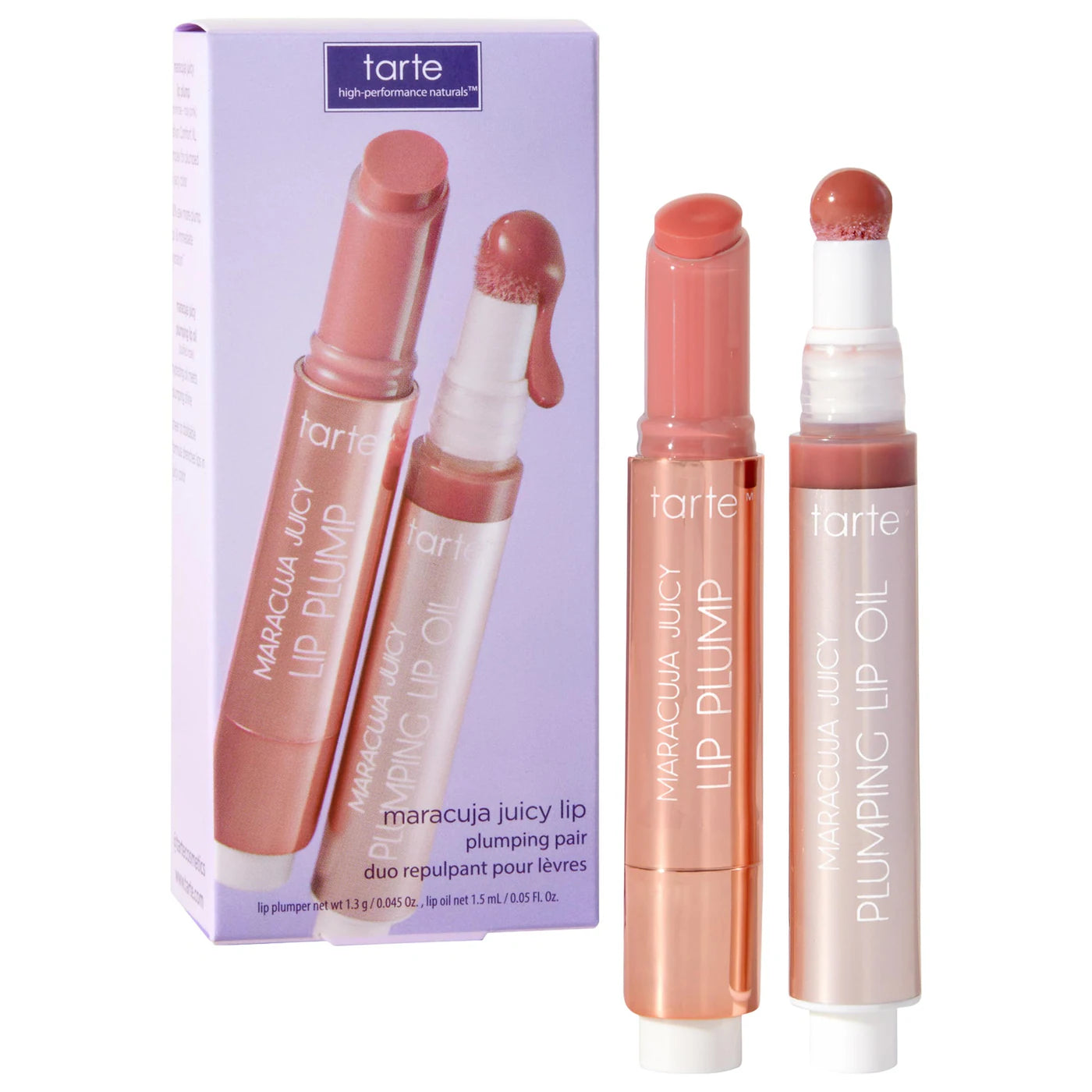 tarte🌟 mini maracuja juicy lip plumping pair