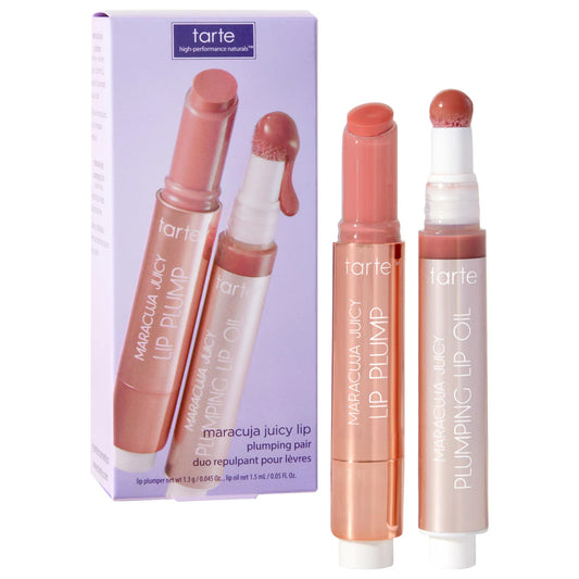 tarte🌟 mini maracuja juicy lip plumping pair
