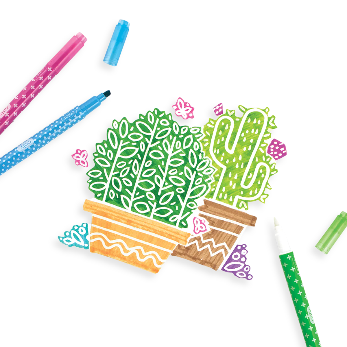 OOLY Make No Mistake! Erasable Markers - Set of 12