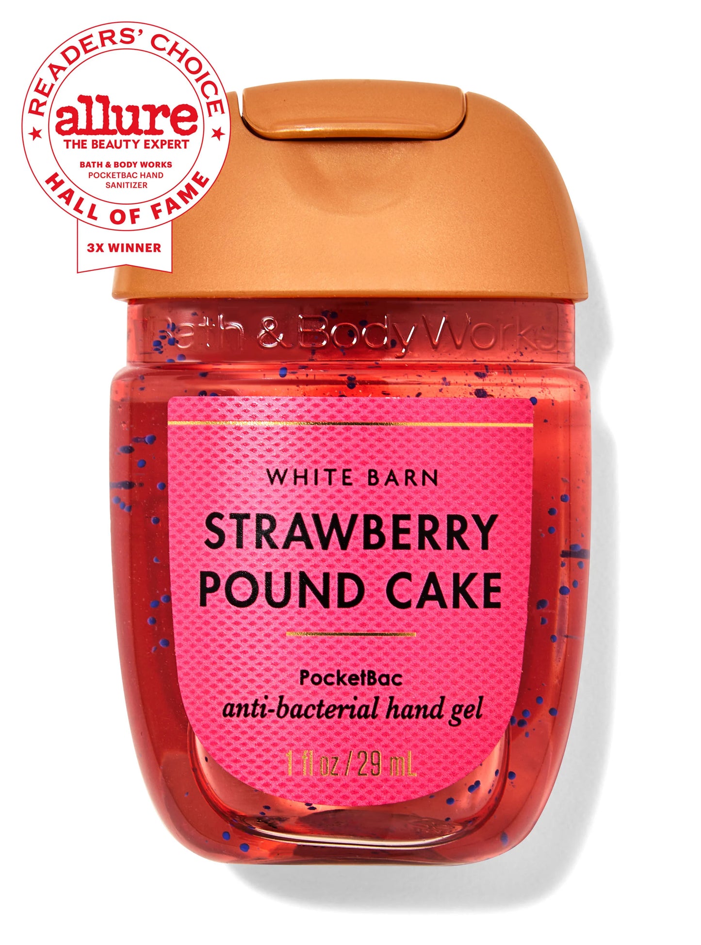 Gel Antibacterial Strawberry Pound Cake
